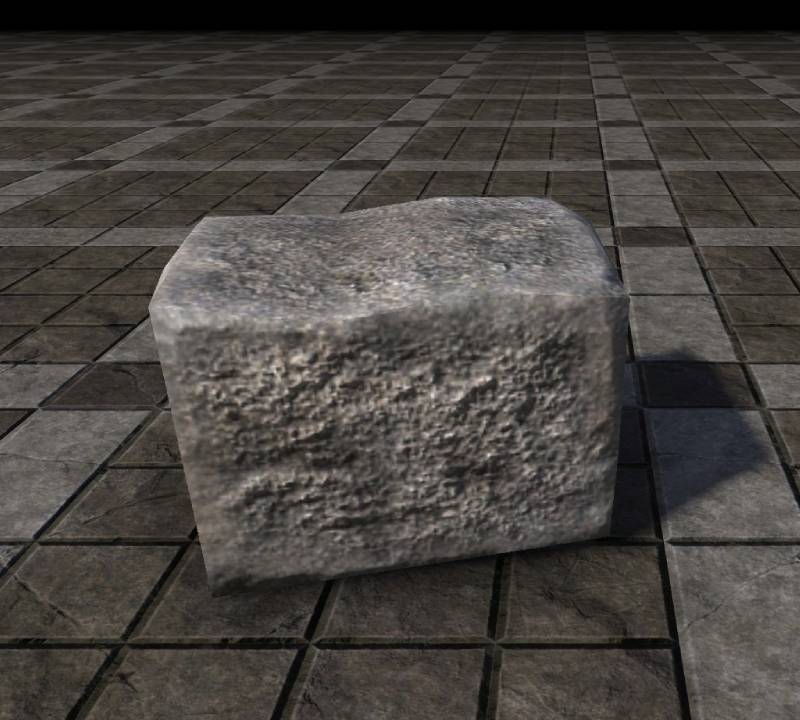 Грубый блок (каменный брусок) | Каталог мебели TESO