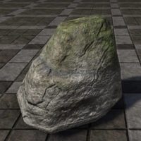 Камень (наклонный, обветренный)