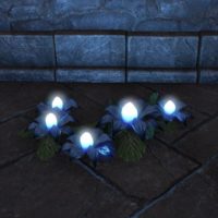 Свадебные цветы (синие)