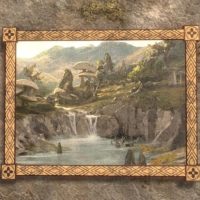 Велотийская картина (классическая, водопад)