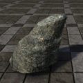 Камень (наклонный, серый)