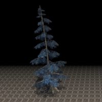 Дерево-фабрикант (высокая кобальтовая ель)