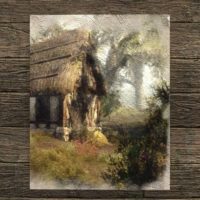 Картина «Дом в Чёрном Лесу» (без рамы)