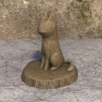 Деревянная статуэтка (кошка)