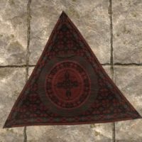 Вампирский коврик (с эмблемой, треугольный)
