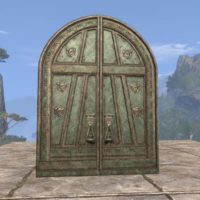 Некромская дверь (большая, металлическая)