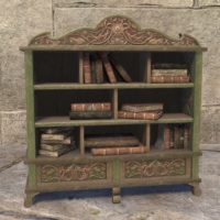 Эльсвейрский книжный шкаф (низкий, изысканный, полный)